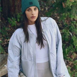 NWT Free People Light as a Feather Packable Tunic Liner Jacket Size L Large